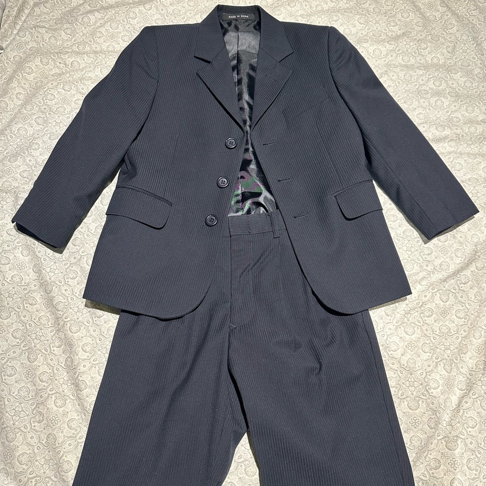 Boys pinstripes suits